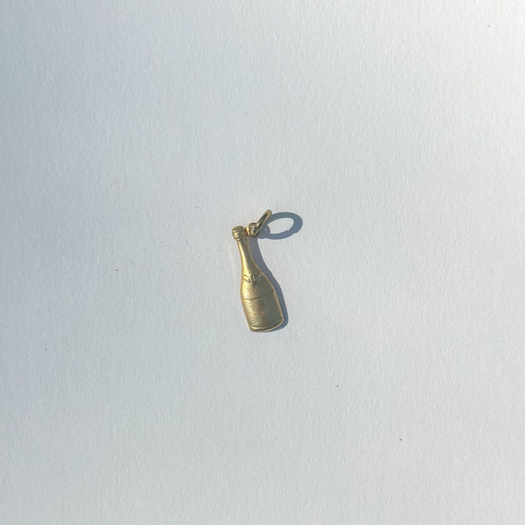 champagne bottle charm