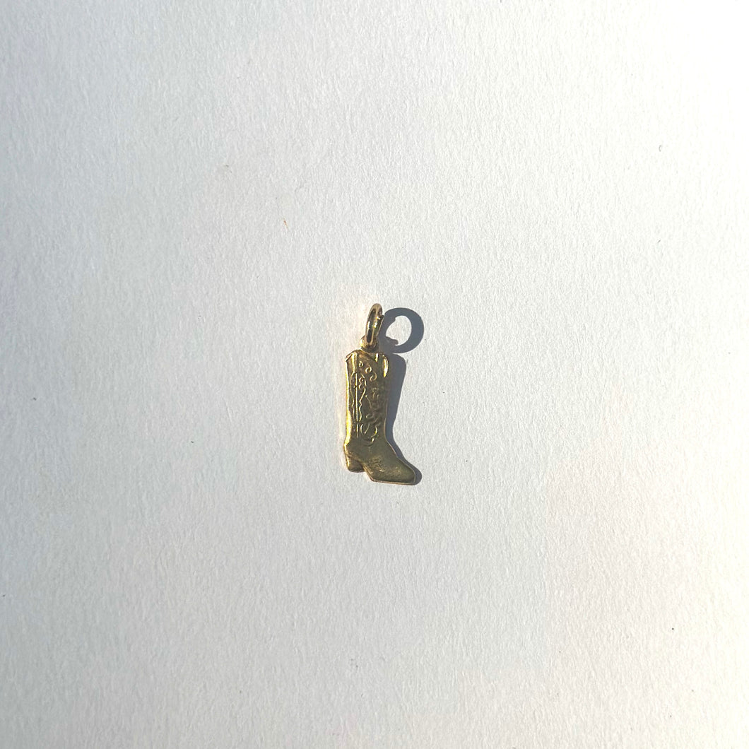 cowboy boot charm