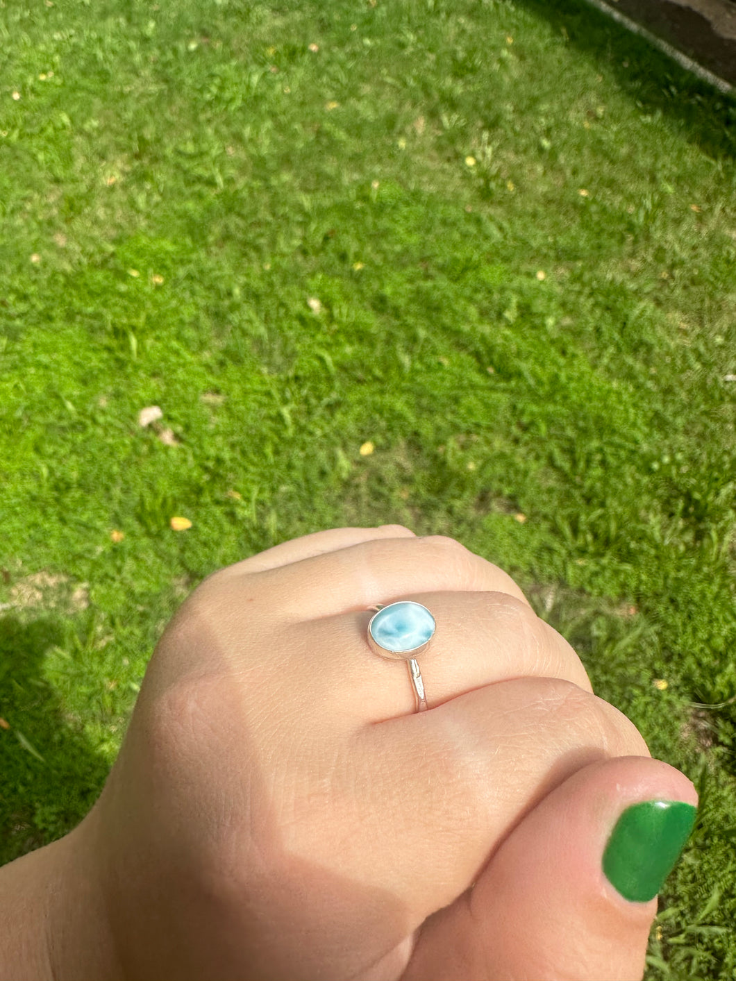 Larimar ring