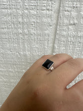 Load image into Gallery viewer, chunky onyx ring
