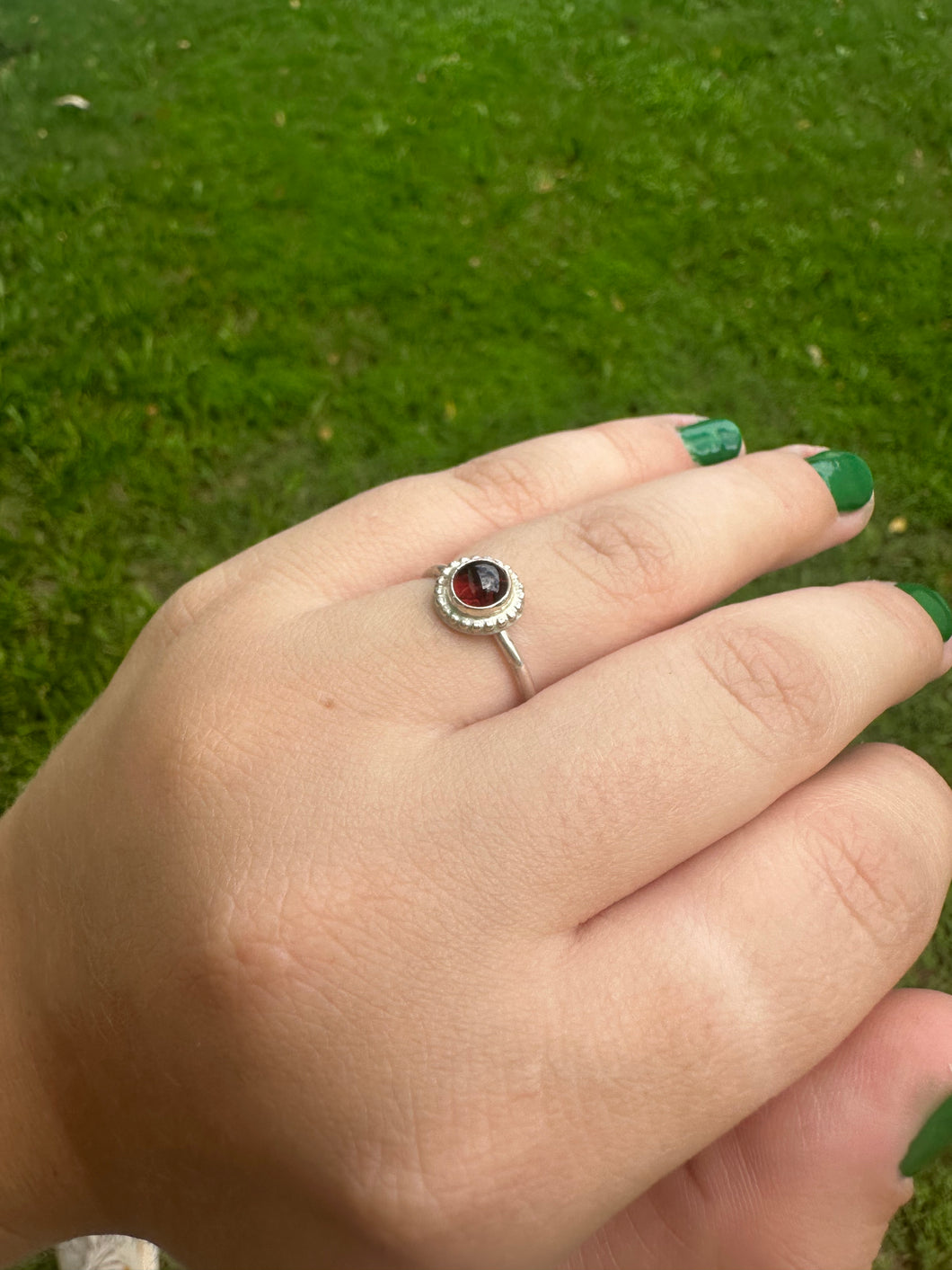 garnet ring