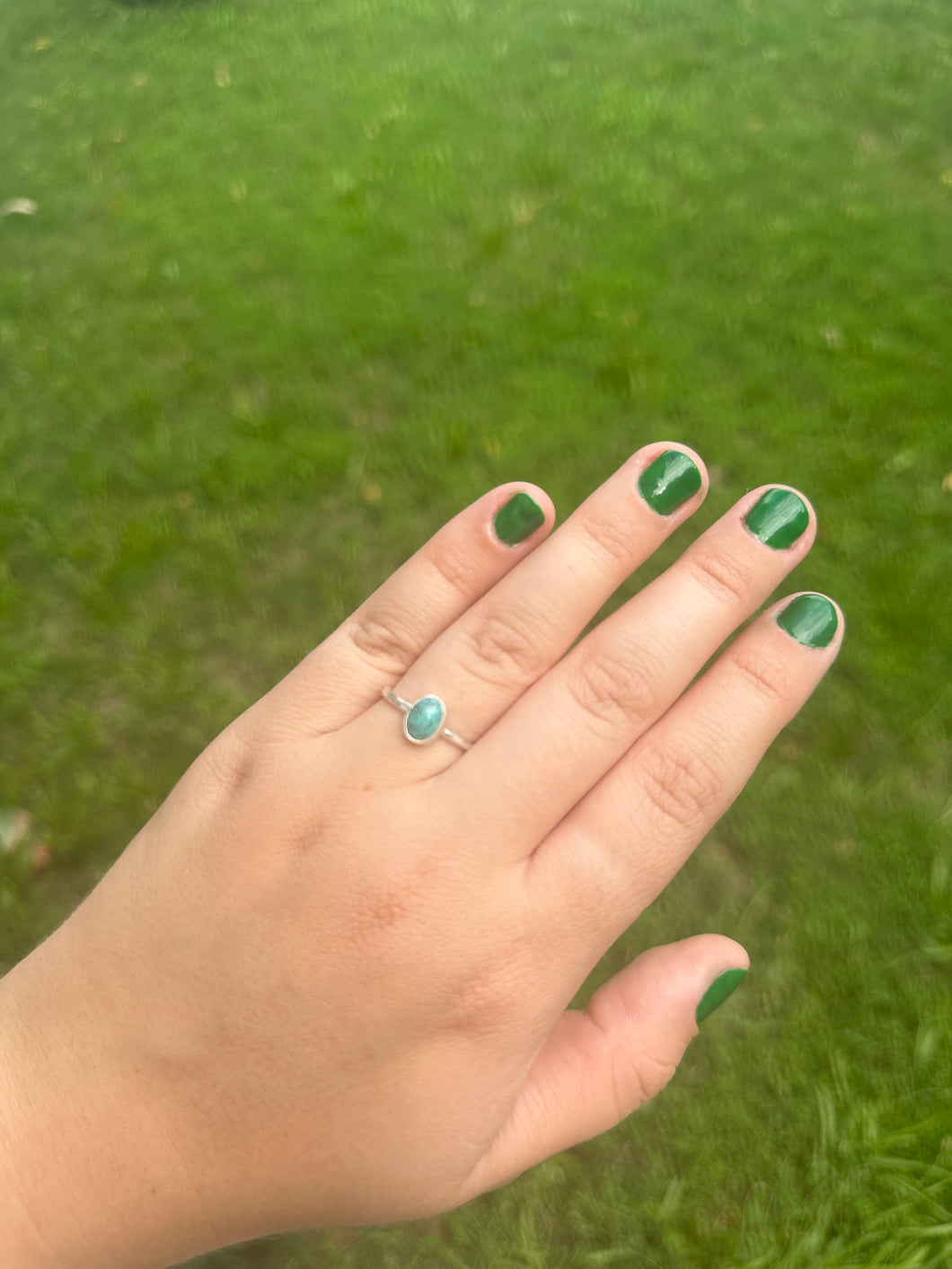 sterling silver turquoise ring