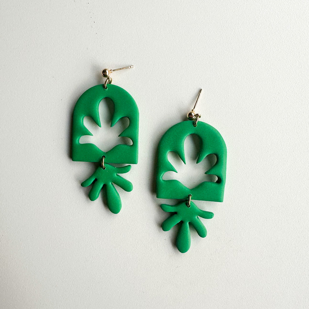 Kelly green dangles